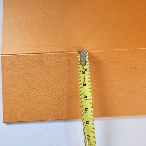 Louis Vuitton Orange Box Cover & Ribbon Broken Crafts Crafting Lot Pieces. Decor - Picture 7 of 8